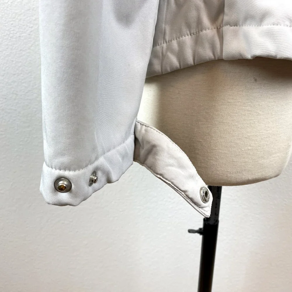 ZERO X POSUR Hooded Jacket Sz Small Light Gray Fleece Lined Outdoor Sports - Picture 10 of 11